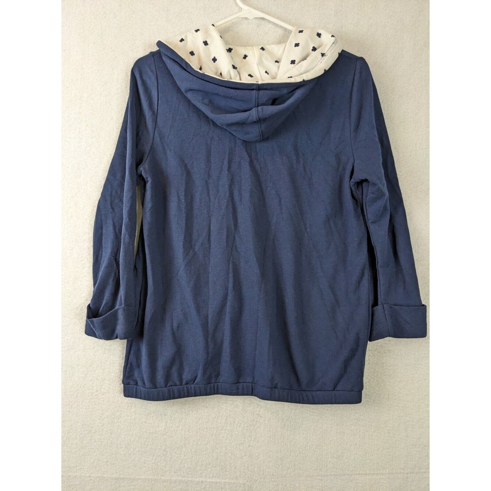 Tommy Hilfiger Womens Jacket  Size S Hooded Nautical‎ Cotton Blend Blue - Picture 10 of 11